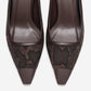 RONA - Brown Patterned Pointed Toe Stiletto Pump (Women)
