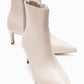 Noya - Beige Pointed Toe Slim Heel Boot (Women)