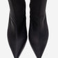 ROSSANO - Black Scuba Stiletto Heel Ankle Boot (Women)