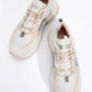 Sterda - White Beige Platform Sneaker (Women)