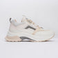 Sterda - White Beige Platform Sneaker (Women)