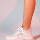 Sterda - White Beige Platform Sneaker (Women)