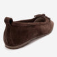 Sosa - Brown Suede Genuine Leather Bow Ballet Flat (Women)