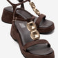 MATT - Cognac Platform Sandal (Women)