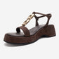 MATT - Cognac Platform Sandal (Women)