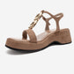 MATT - Beige Platform Sandal (Women)