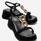 MATT - Black Platform Sandal (Women)