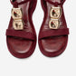 MATT - Burgundy Platform Sandal (Women)