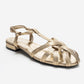 ROSSE - Gold Block Heel Sandal (Women)
