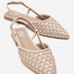 CHANDA - Beige Pointed Toe Sandal (Women)