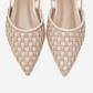 CHANDA - Beige Pointed Toe Sandal (Women)
