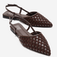 CHANDA - Brown Pointed Toe Sandal (Women)