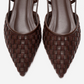 CHANDA - Brown Pointed Toe Sandal (Women)