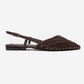 CHANDA - Brown Pointed Toe Sandal (Women)