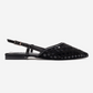 CHANDA - Black Pointed Toe Sandal (Women)