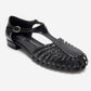ONOS - Black Woven Detail Sandal (Women)