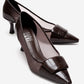 OLA - Brown Stiletto Pump (Women)