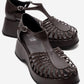 BARRY - Brown Wedge Sandal (Women)
