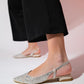 Joker - Beige Pointed-Toe Sandal (Women)