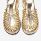 BARRY - Gold Wedge Sandal (Women)
