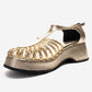BARRY - Gold Wedge Sandal (Women)