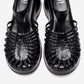 BARRY - Black Wedge Sandal (Women)