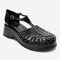 BARRY - Black Wedge Sandal (Women)