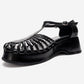 BARRY - Black Wedge Sandal (Women)