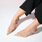 Nelson - Beige Transparent Backless Pointed Toe Stiletto (Women)