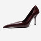 LUCE - Burgundy Stiletto Pump (Women)