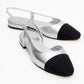 Lujo - Silver Backless Ballet Flat (Women)