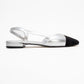 Lujo - Silver Backless Ballet Flat (Women)