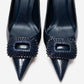 REBEL - Navy Stiletto Pump (Women)