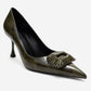 REBEL - Green Stiletto Pump (Women)