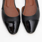 Lujo - Black Backless Ballet Flat (Women)