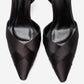ESTELA - Black Genuine Leather Stiletto Pump (Women)
