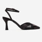 ESTELA - Black Genuine Leather Stiletto Pump (Women)