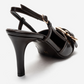 NOEN - Brown Buckle Pointed Toe Stiletto Pump (Women)