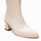 Maura Block Heel Boot Off-White