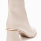 Maura Block Heel Boot Off-White