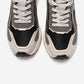 CALINA - Black Genuine Leather Sneaker (Women)