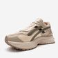 CALINA - Beige Green Sneaker (Women)