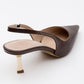 Marten - Brown Pointed Toe Backless Stiletto (Women)