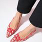 Boiro - Red Slingback Heeled Shoe (Women)