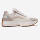 ROCCA - White Zip-Detail Genuine Leather Sneaker (Women)