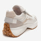 ROCCA - White Zip-Detail Genuine Leather Sneaker (Women)