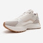 ROCCA - White Zip-Detail Genuine Leather Sneaker (Women)