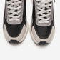 ROCCA - Black Zip-Detail Genuine Leather Sneaker (Women)