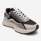 ROCCA - Black Zip-Detail Genuine Leather Sneaker (Women)