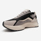 ROCCA - Black Zip-Detail Genuine Leather Sneaker (Women)